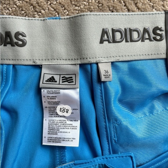 Adidas Ultimate 365 Stretch Woven Golf Shorts Pulse Blue 8.5 Inch Men's Size 36 - Picture 5 of 10
